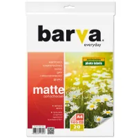 Photo paper Barva A4 Everyday Matte, Self Adhesive 105g, 20s (IP-ALE105-268)