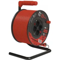 Network extension cord EMOS coil 4 sockets, 25 m (P092251)