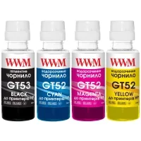 WWM HP GT52/53 ink, 4x100g (B/C/M/Y) for Ink Tank 115/315/319 (GT53SET)