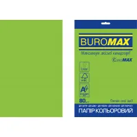 Buromax paper A4, 80g, INTENSIVE green, 20sh, EUROMAX (BM.2721320E-04)