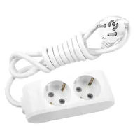 Network extension cord Panasonic X-tendia with grounding 2 sockets, 3m (WLTB04232GR-UA)