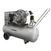 Compressor Sigma two-cylinder belt 2.5kW 396l/min 10bar 100l (2 taps) (7044151)
