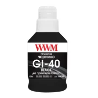 Ink WWM Canon GI-40 for G5040/G6040 190g Black Pigmented (KeyLock) (G40BP)