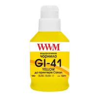 Ink WWM Canon GI-41 for Pixma G2420/3420 190g Yellow (KeyLock) (G41Y)
