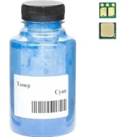 Тонер Canon 067 35г +chip CYAN MF651Cw/MF655Cdw/MF657Cdw 1.25K AHK (50000375)