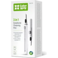 Universal cleaning set ColorWay Cleaning Pen, for Earphones, 3 in 1 (CW-1131)