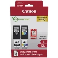 Cartridge Canon PG-540 Multipack PG-540L/CL541XL BK, Color +Glossy Photo Paper (5224B012)