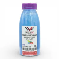Toner HP CLJ M252/277/452/Canon MF-631/632/633, packaging, cyan 100g Welldo (UWDTHM452C-100)
