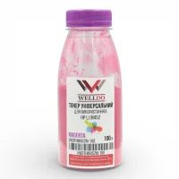 Toner HP CLJ M252/277/452/Canon MF-631/632/633, packaging, magenta 100g Welldo (UWDTHM452M-100)