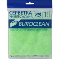 Buroclean universal microfiber napkins, 30x30 cm, 1pc (10200122)