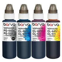 Barva ink Canon PG-510BK pigm + CL-511C/M/Y 4x100 ml, special (CPG510-100-MP)