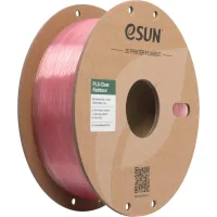 Пластик для 3D-принтера eSUN PLA Clear Rainbow 1,75mm 1kg PINK-Crystal (PLA-CLRB175O-CP1P1)