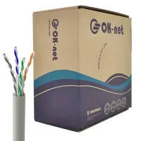 Network cable OK-Net UTP 305m cat.6 (U/UTP-cat.6) (KPV-VP (250) 4*2*0.54)