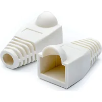 Ковпачок конектора Atcom RJ-45 білий 100шт (10107)