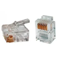 Connector Eserver RJ12 6P6C, set 100 pcs (WT-6001D)