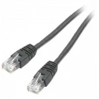 Patch cord 0.25m UTP cat 6 CCA black Cablexpert (PP6U-0.25M/BK)