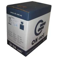 Кабель мережевий OK-Net FTP 305м cat.5e LSOH (FTP-cat.5E LSOH) (КПВонг-HFE-ВП (200) 4*2*0,51)
