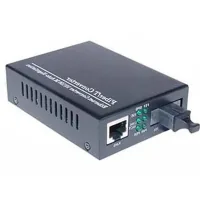 Media converter Merlion 10/100Base-TX to 100Base-F 1550nm, SM, SC/RJ-45, 25 km +BP (HTB-3100B / 1550_WDM)