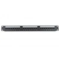 Patch panel Ritar 19" 24 ports UTP cat.5e with cable management (07514)
