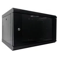 Wall cabinet Hypernet 6U 19" 600x600 (WMNC66-6U-FLAT-BLACK)