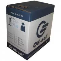 Кабель мережевий OK-Net FTP cat.5e patch AWG26/7 305м (F/UTP-cat.5E-SL patch AWG26)