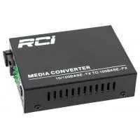 Media converter RCI 100M, 20km, SC, RJ45, Tx 1550nm, standart size metal case (RCI902W-FE-20-R)
