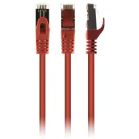 Patch cord 2m S/FTP Cat 6A CU LSZH red Cablexpert (PP6A-LSZHCU-R-2M)