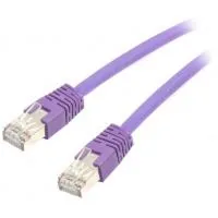Патч-корд 0.25м S/FTP Cat 6A CU LSZH violet Cablexpert (PP6A-LSZHCU-V-0.25M)