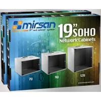 Wall cabinet Mirsan SOHO 7U 19" 535x300, RAL 7035 (MR.SOH07U30DE.02)