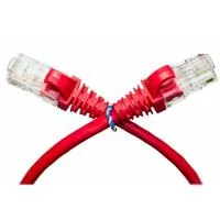 Patch cord 0.3m, UTP, cat.5e, CCA, red Ritar (PCR-CCA/0.3R / 11360)