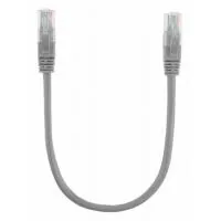 Patch cord 0.3m, UTP, cat.5e, CCA, gray Ritar (PCR-CCA/0.3G / 11355)