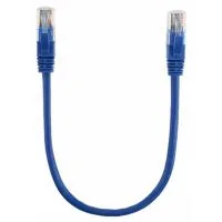 Patch cord 0.3m, UTP, cat.5e, CCA, blue Ritar (PCR-CCA/0.3Be / 11358)