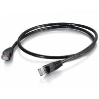 Patch cord 2m, UTP, cat.5e, CCA, black Ritar (PCR-CCA/2Bk)