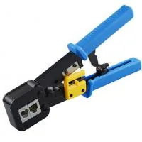 Merlion Tool RJ-45 (8P8C), RJ-12/11 (6P6C), 4P/6P/8P, with Ratchet (EZ-RJ45)