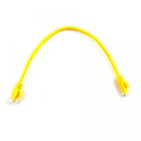 Patch cord 0.3m, UTP, cat.5e, CU, copper, yellow Ritar (PCR-CU/0.3Yw / 04268)