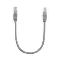Патч-корд Ritar 0.3м, UTP, cat.5e, CU, grey (PCR-CU/0.3G / 01135)