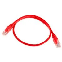 Patch cord 1m, RJ-45, Cat.5e, CU, copper, red Ritar (PCR-CU/1Rd / 04271)