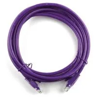 Patch cord 1m, RJ-45, Cat.5e, CU, copper, purple Ritar (PCR-CU/1Pe / 04269)