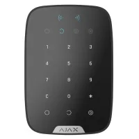 The keyboard for the Ajax KeyPad Plus security system is black