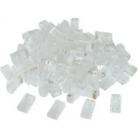 Connector RJ45 cat.6 UTP 8P8C * 50 (gold-plated connector) Cablexpert (LC-8P8C-002/50)