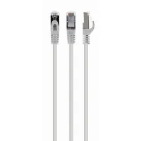 Patch cord 0.5m S/FTP Cat 6A CU LSZH white Cablexpert (PP6A-LSZHCU-W-0.5M)