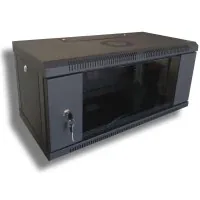 Wall cabinet Hypernet 4U 19" 600x350 (WMNC-35-4U-FLAT-BLACK)