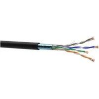 Network cable OK-Net FTP 305m, cat.5e patch external (F/UTP-cat.5E-SL patch) (KGPPE-VP (100) 4*2*AWG26/7)