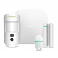 Security alarm kit Ajax StarterKit Cam HDR white