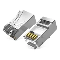 Connector RJ45 FTP Cat.6 Modular 10 pcs. Vention (IDFR0-10)