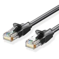 Patch cord 8m, UTP cat 6 RJ-45 black Vention (IBEBK)