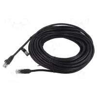 Patch cord 20 m, UTP cat 6 RJ-45 black Vention (IBEBQ)