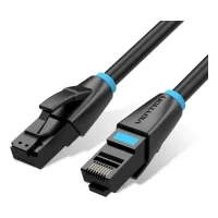 Patch cord 1m, UTP cat 6 RJ-45 black Vention (IBKBF)