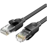 Patch cord 3m, UTP cat 6 RJ-45 black Vention (IBNBI)