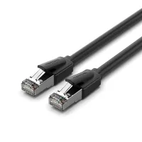 Patch cord 1m, S/FTP cat 8 RJ-45 black Vention (IKKBF)